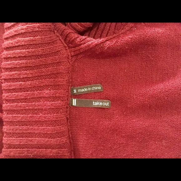 🔴 x3/$15 TAKEOUT LONG HOODED CARDIGAN,SZ M - Picture 4 of 5
